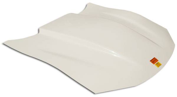 660-3303-B Composite Hood with 2.50 in. Scoop - Black