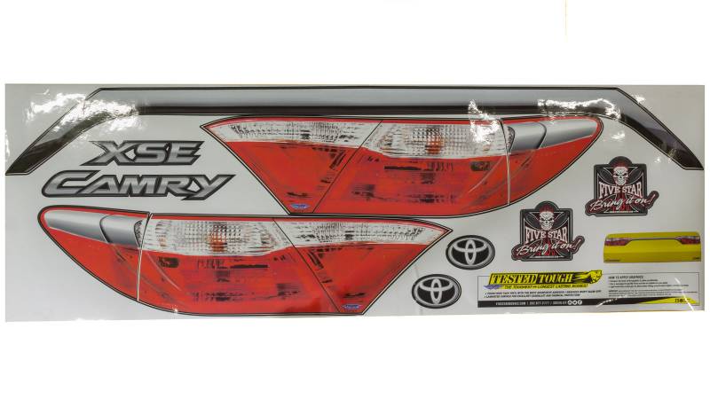 740-450-ID Race Car Bodies Tail Only Graphics Kit Camry