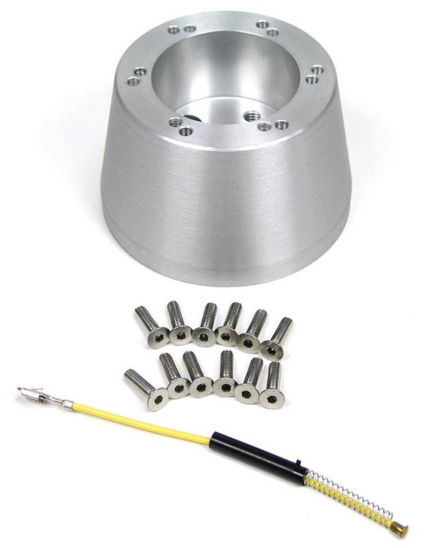 2202320030 6 Bolt Wheels to Column Steering Wheel Adapter Aluminium - Brushed