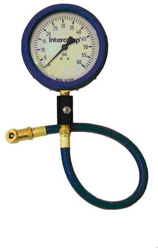 Picture of Intercomp 360060 Ultra Deluxe Air Pressure Gauge - Glow-In-The-Dark - 4 in. Face - 0-60 PSI