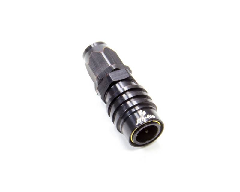 31606J 3000 Series Quick-Connect - 8 AN Straight Socket Hose End - Valved - Fluorocarbon Seal