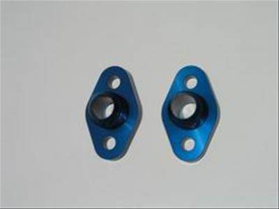 WP8112ANS Small Block Chevy No.12 Water Pump Port Adapters - Black - Pack of 2