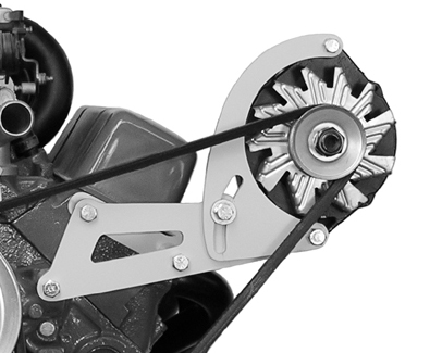 234L Long Water Pump Low Profile Alternator Bracket for Small Block Chevy Driver Side