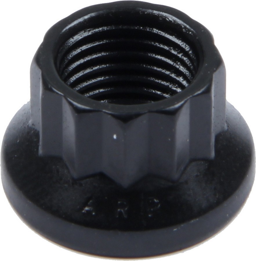300-8307 12 mm x 1.25 Right Hand 12 Point Steel Nuts - Black Oxide