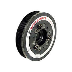 918920 6.325 in. SFI Internal Harmonic Damper for 1996 Small Block Ford Bronco - Black Zinc Chromate