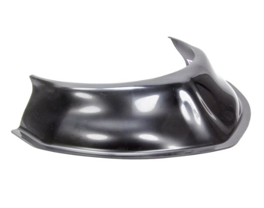 10300 3.5 x 20 in. Tapered Front Plastic Hood Scoop, Black