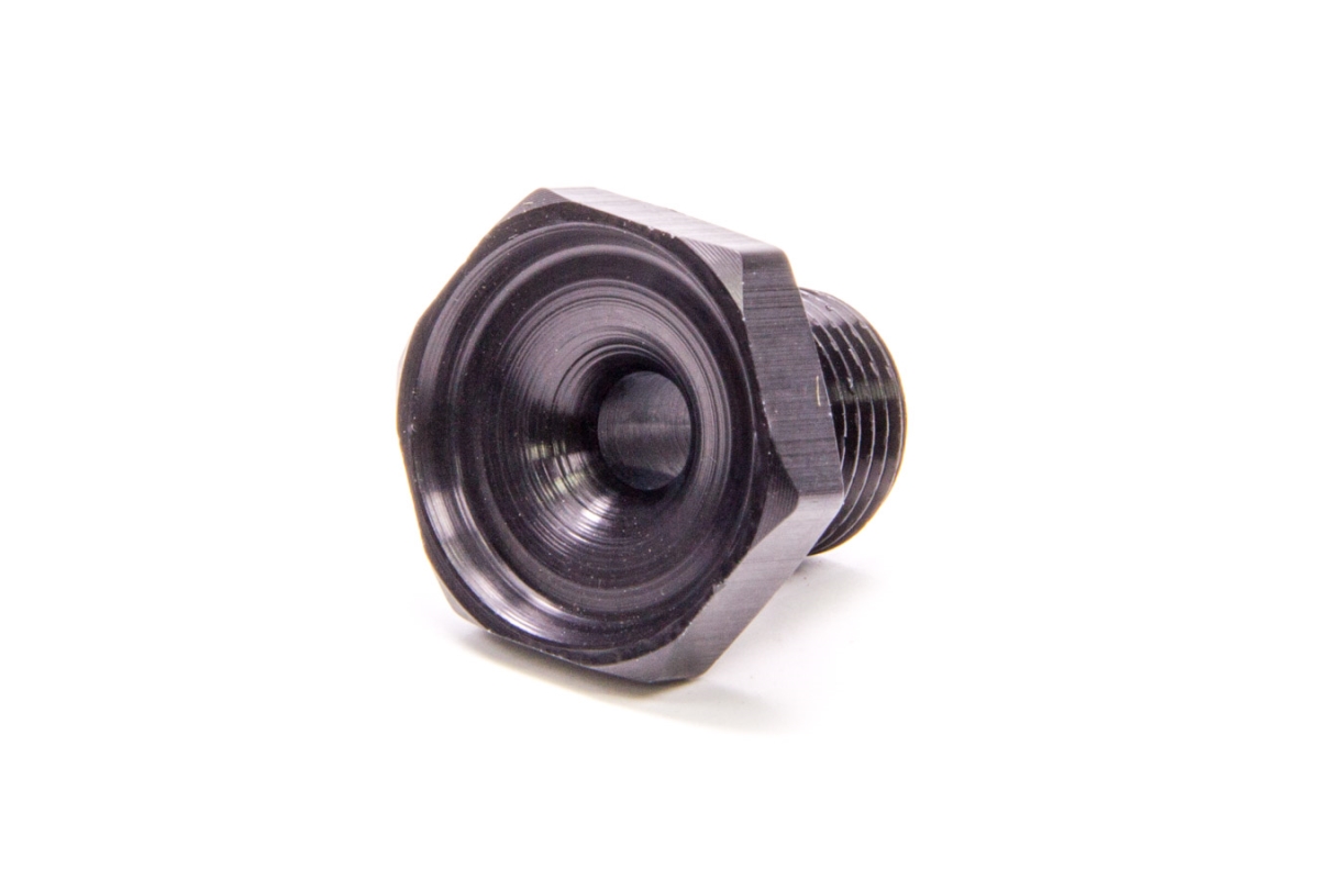 SRC-2045B 0.62-18 in. Thread Black King Pin Cap, Short - Black Anodize