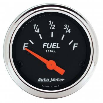Picture of Auto Meter 1422 2.06 Designer Black Fuel Level Gauge 0-90 Ohms
