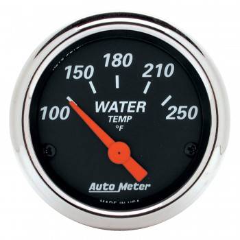 Picture of Auto Meter 1436 Designer Black Water Temperature Gauge - 2.06 in.