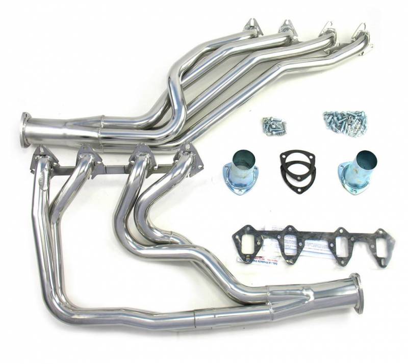 Picture of Dougs Headers D625 Full Length Headers 1.75 in. Primary 3 in. dia. Collector Steel - Ceramic - Big Block Ford - Various Ford Applications