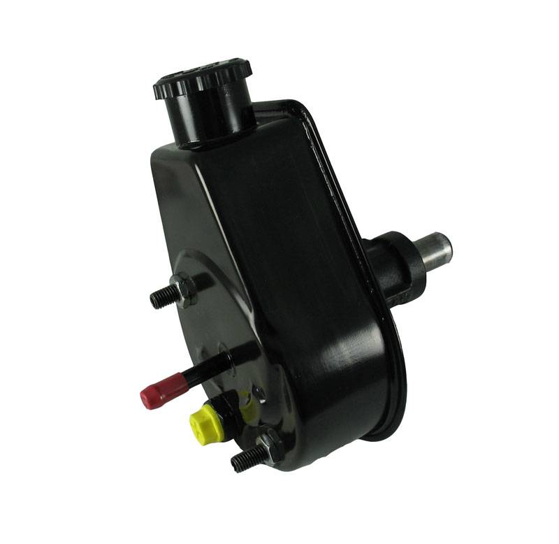 800325 Saginaw P-Series Power Steering Pump Steel Black Powder Coat Jeep 1975-91 - Kit