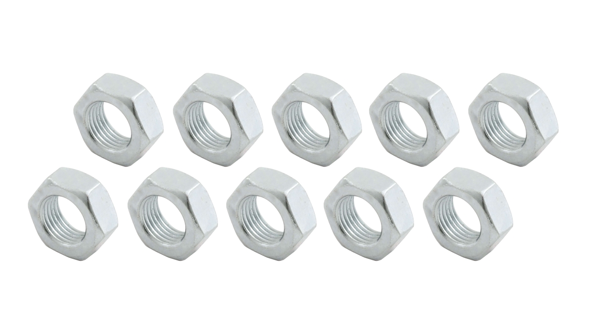 0.75-16 in. Right Hand Steel Jam Nuts - Pack of 10