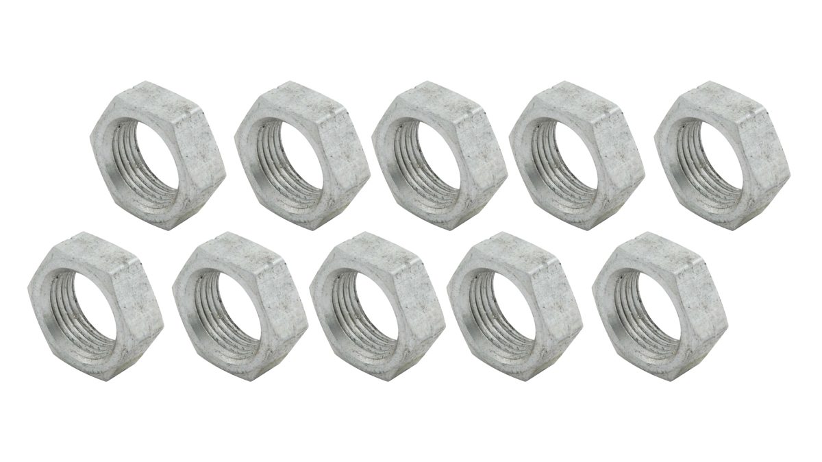 ALL18283-10 0.75-16 in. Left Hand Aluminum Jam Nuts - Pack of 10
