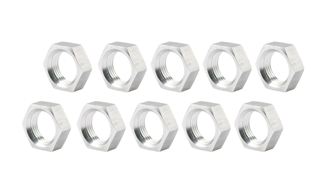 0.75-16 in. Left Hand Steel Jam Nuts - Pack of 10