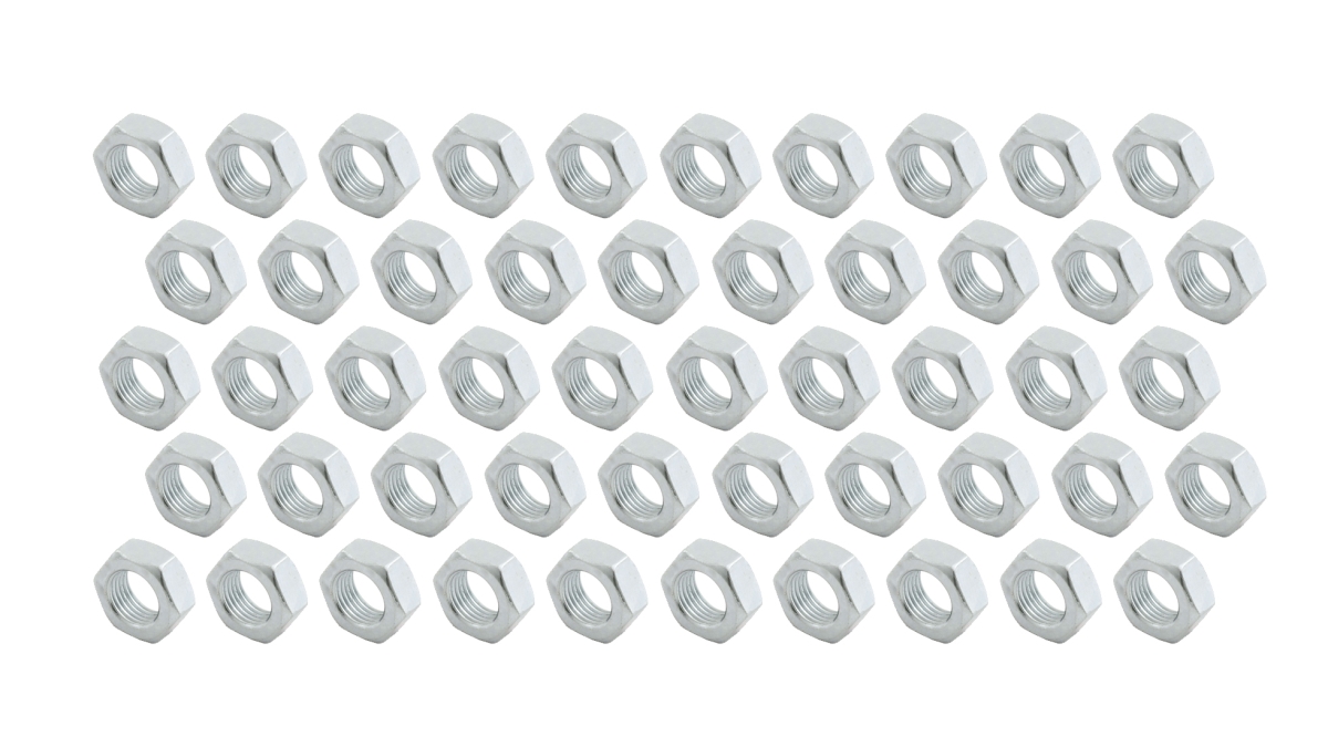 0.62-18 in. Right Hand Steel Jam Nuts - Pack of 50