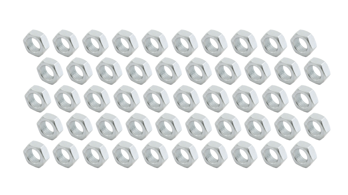 0.75-16 in. Right Hand Steel Jam Nuts - Pack of 50