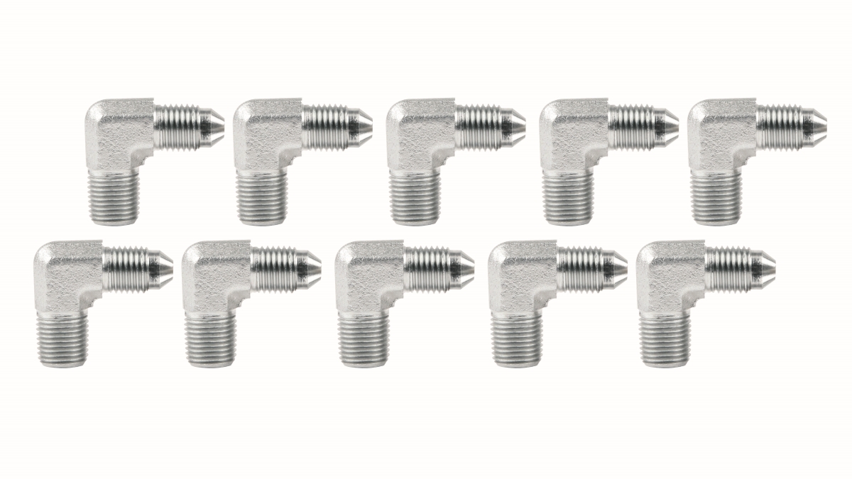 ALL50018-10 Adapter Fittings - 3 to 0.125 in. NPT 90 deg - Pack of 10