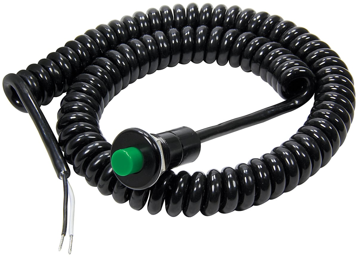 Remote Button with Cord Small Green Button