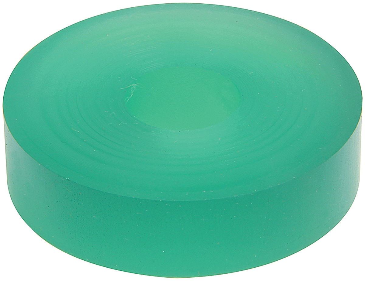 Bump Stop Puck 50 Durometer, Green, 0.50 in. Tall - 14 mm