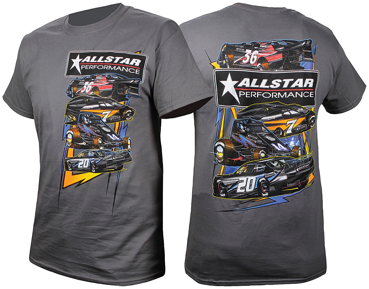 Dark Gray Circle Track T-Shirt - Medium