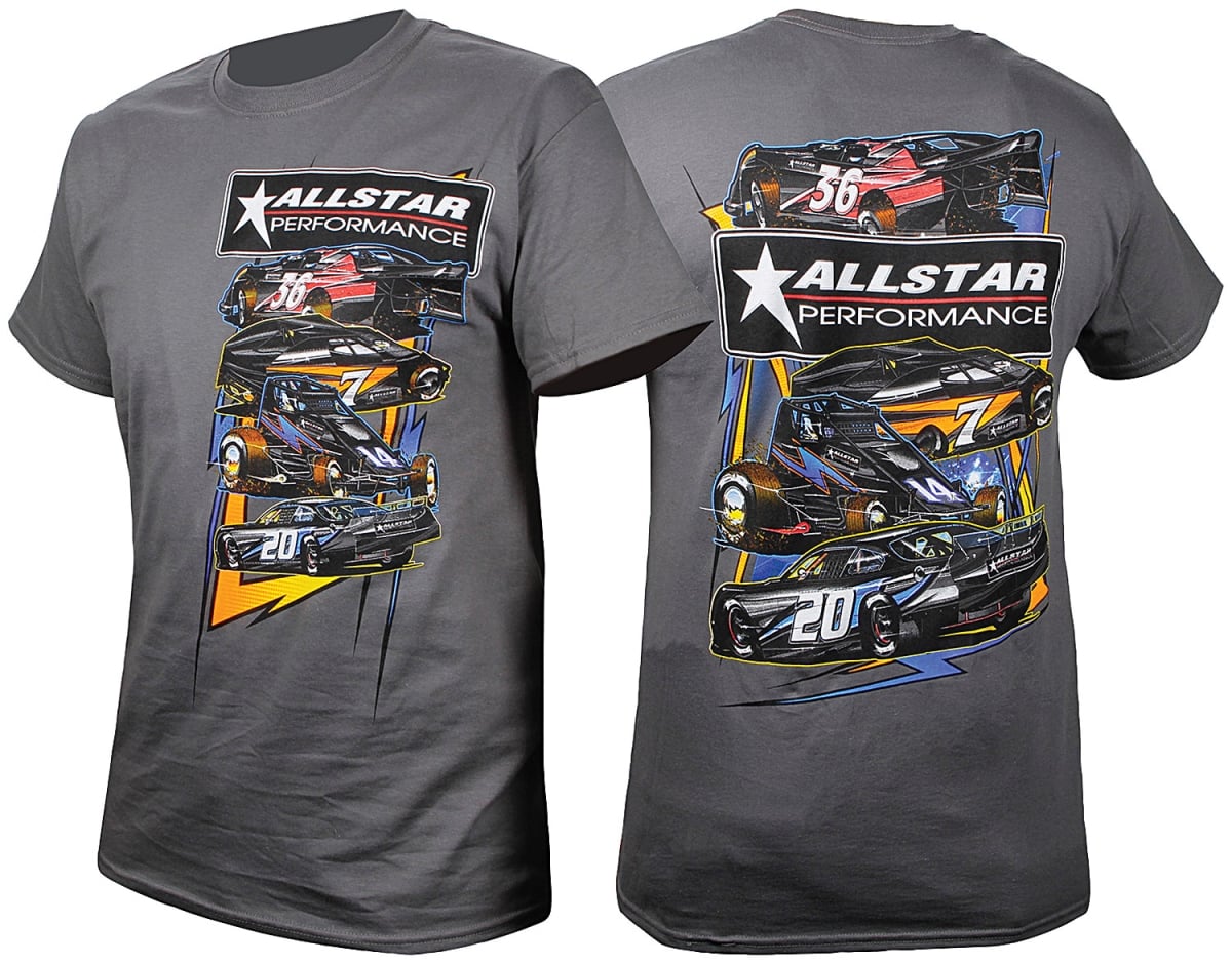 Dark Gray Circle Track T-Shirt - Small