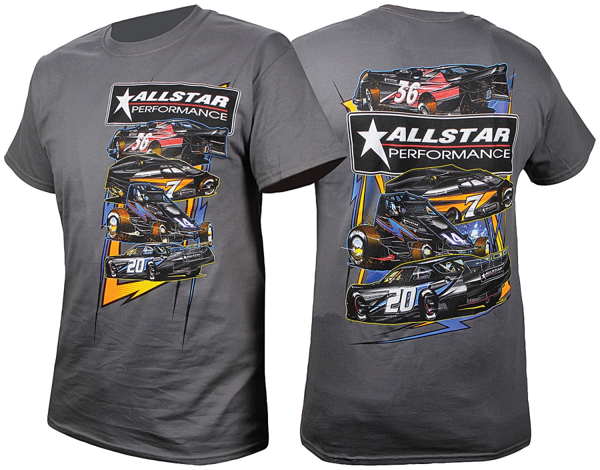 Dark Gray Circle Track T-Shirt - Extra Large