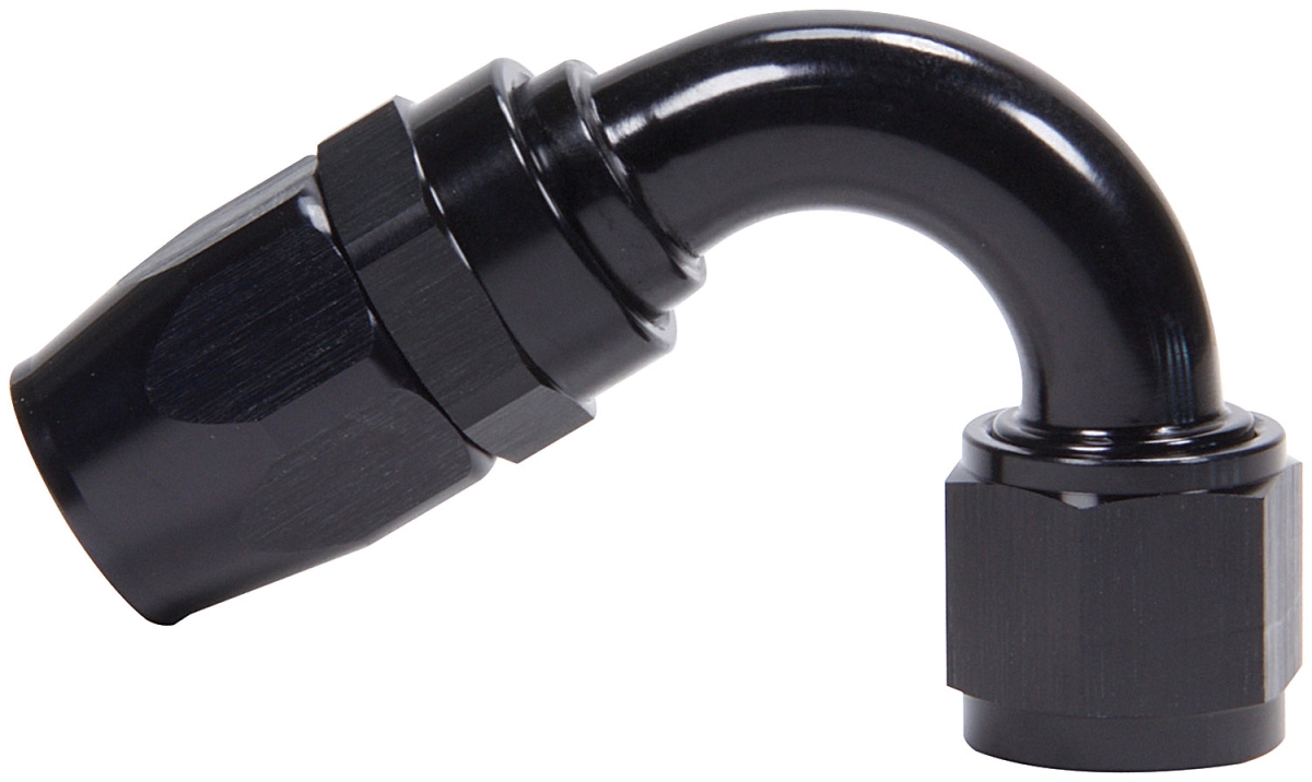 ALL48279 10-AN Hose End, 120 deg - Black