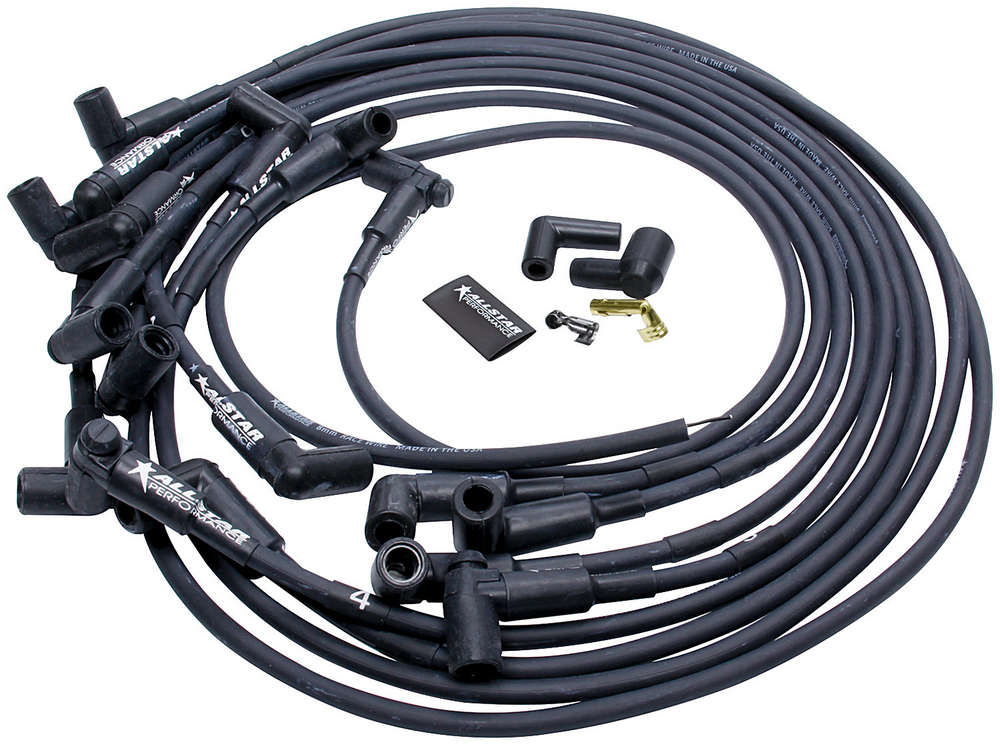 Spark Plug Race Wire Set Under Header Without Sleeve