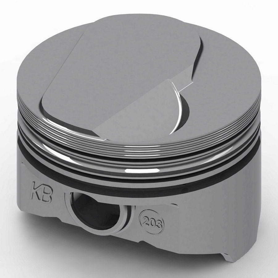 KB203.030 Big Block Chevy Domed Piston Set, 4.280 in. Bore Plus - 12cc