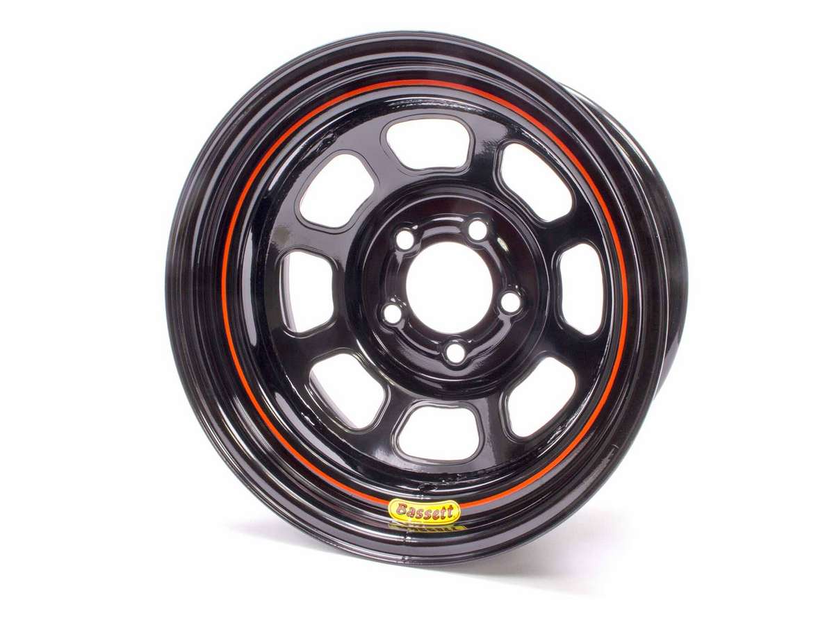 57RC3 DOT Wheel - 15 x 7 in. - 5 x 4.75 in. - Black - 3 in. Back Spacing - 21.75 lbs