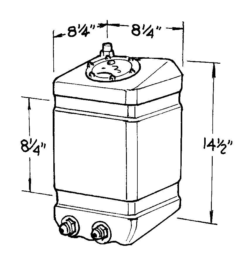 250-003-01 3 gal Drag Race Cell