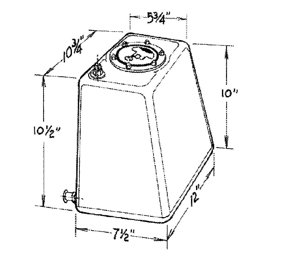 290-103-01 3 gal Econo Rail Fuel Cell