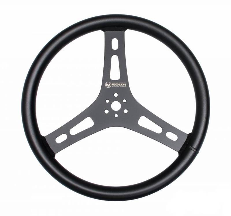 13550-B Matador Steering Wheel 15 in. - Black