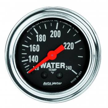 Picture of Auto Meter 2432 Traditional Chrome 2.06 in. Water Temperature Gauge -100-240 deg