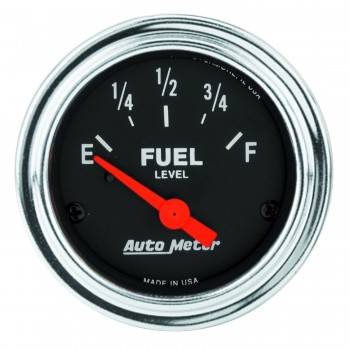 2517 Traditional Chrome Electric Fuel Level Gauge - 2.06 in.
