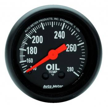 Picture of Auto Meter 2609 Z-Series 2.06 in. Oil Temperature Gauge