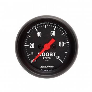 Picture of Auto Meter 2618 Z-Series Mechanical Boost Gauge - 2.06 in.