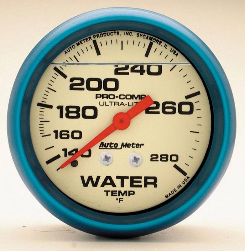 Picture of Auto Meter 4231 2.62 in. Ultra-Nite Water Temp Gauge - 140-280