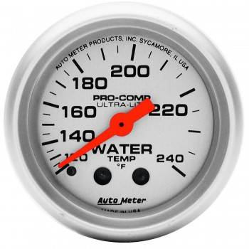 Picture of Auto Meter 4332 Mini Ultra-Lite Water Temperature Gauge - 2.06 in. - 120-240 deg