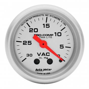 4384 Ultra-Lite Mechanical Vacuum Gauge - 2.06 in.