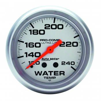 Picture of Auto Meter 4433 Ultra-Lite Water Temperature Gauge - 2.62 in. - 120-240 deg