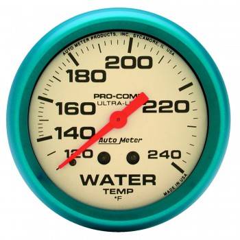 Picture of Auto Meter 4532 Ultra-Nite Water Temperature Gauge - 2.62 in. - 120-240 deg