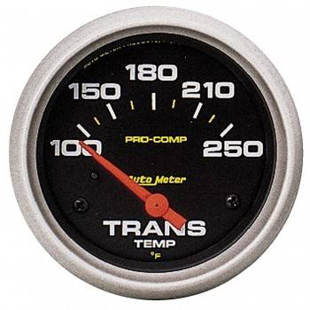 Picture of Auto Meter 5457 Pro-Comp Electric Transmission Temperature Gauge - 2.62 in. - 100-250 deg
