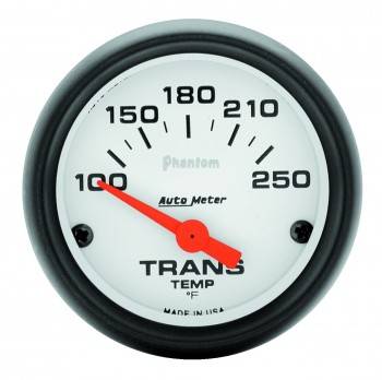 Picture of Auto Meter 5757 Phantom Electric Transmission Temperature Gauge - 2.06 in. - 100-250 deg