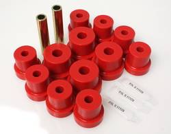 3.2103R Leaf Spring Bushings - Red - Fits 1970-72 Camaro, Firebird