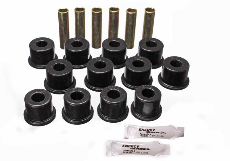3.2128G Leaf Spring Bushing Set - Black