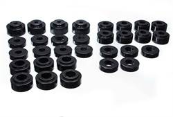 3.4115G Body Mount Bushing Set - Polyurethane - Black - 68-72 Chevy Chevelle