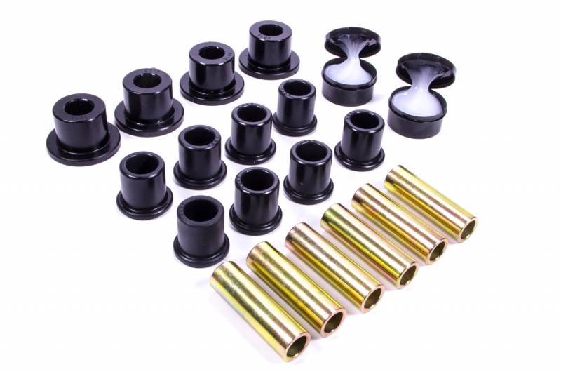 4.2154G Hyper-Flex Spring Shackle Bushing Rear Steel Polyurethane Zinc Oxide & Black - Ford & Mazda Compact Truck 1998-2011