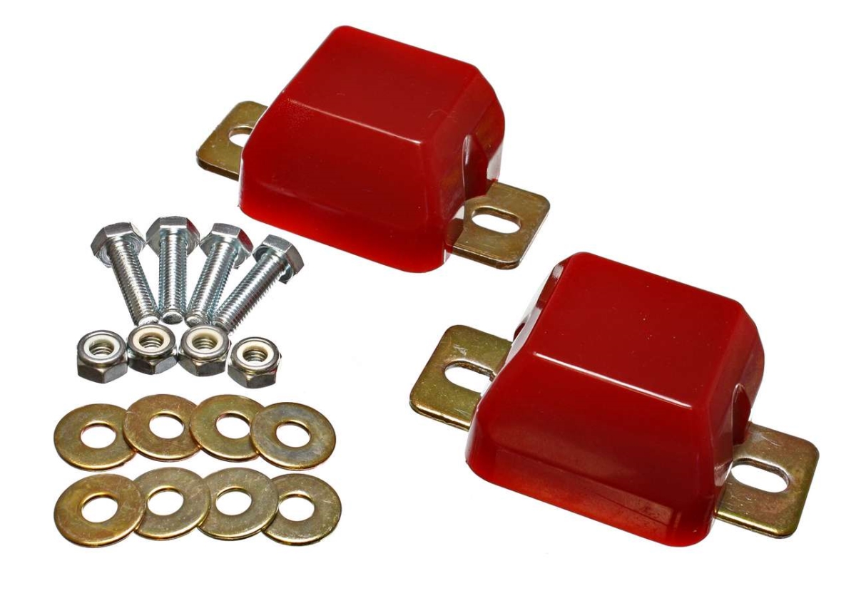 4.9103R Front Axle Bump Stop Set - Red