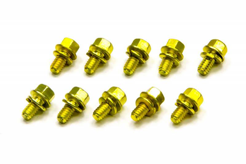 42179 Performance Hex Head Timing Cover Bolt Kit Steel Cadmium Small Block Chevy - Kit